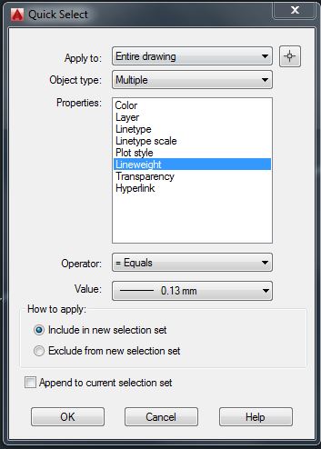 Lisp to change some lineweights - Autodesk Community