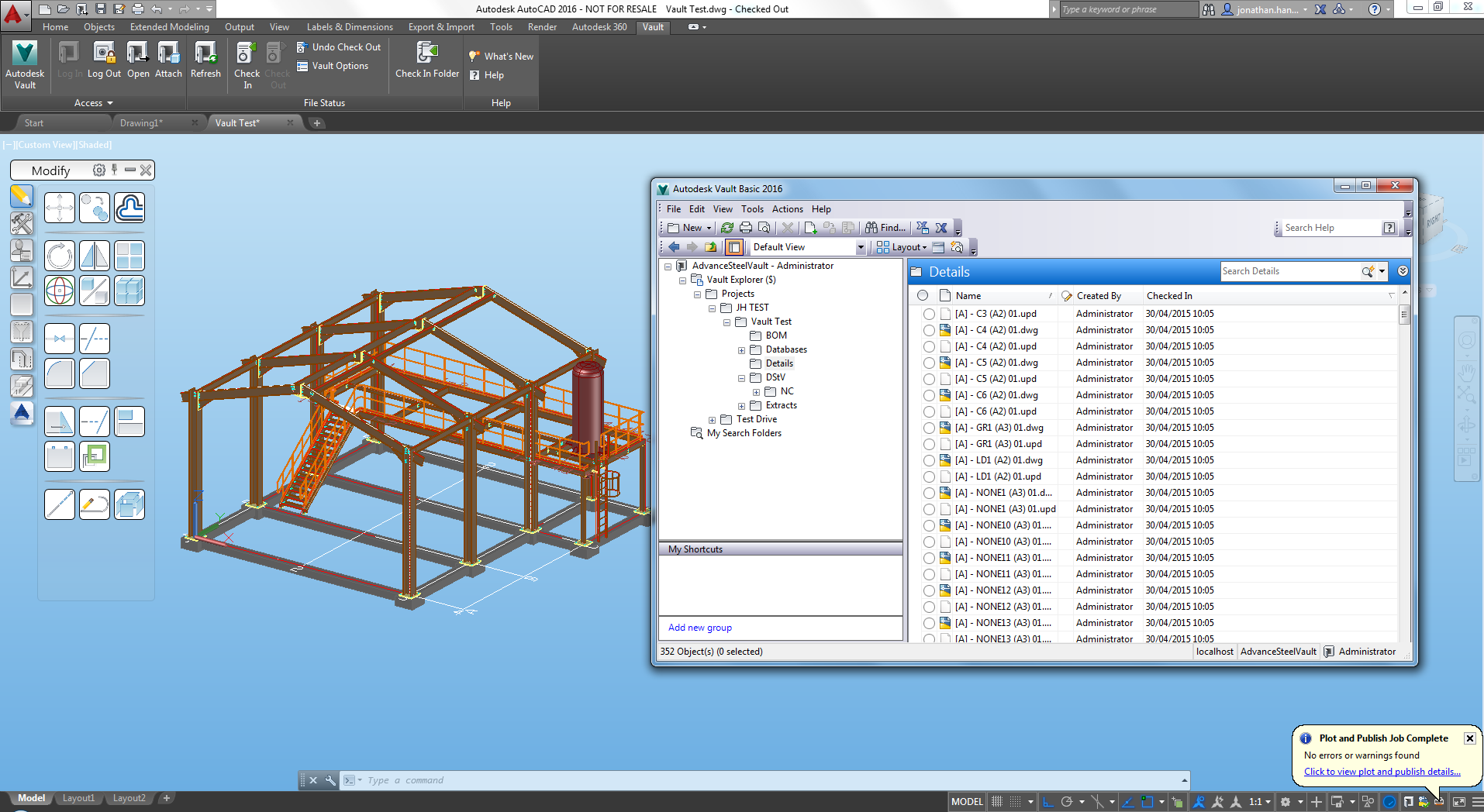 advance-steel-vault-integration-autodesk-community