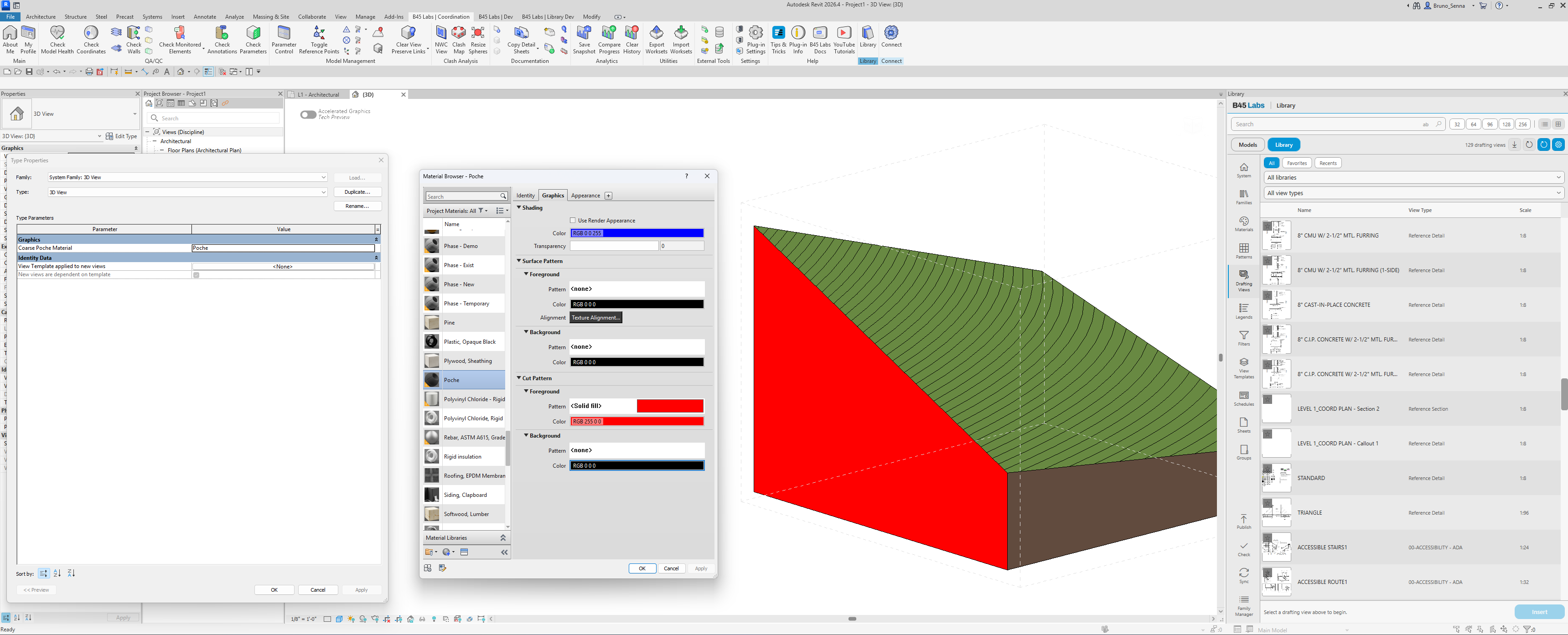 Solved: Why is my poche blue? - Autodesk Community