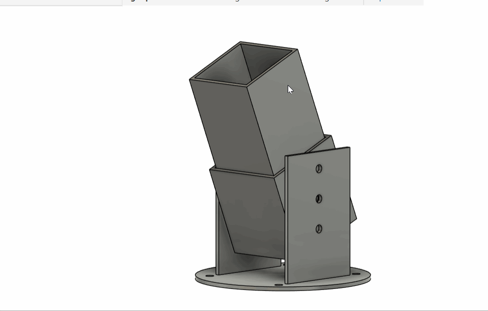 Solved: Help animating a pivoting light-post mount, bolts, and nuts ...