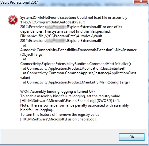 Solved: Could not load file or assembly 'file:c:\\\\\IExplorerExtension ...