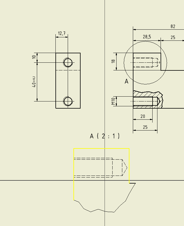 Creative Projecting Sketch Geometry On Inventor Drawing 