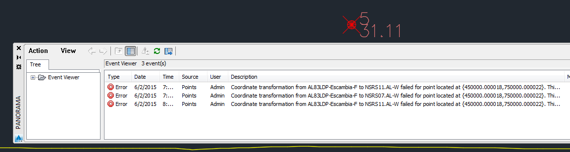 Coordinate Transformation Failure in 2007/2011 Epochs - Autodesk Community