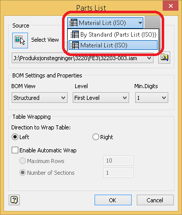 Material List button - Autodesk Community