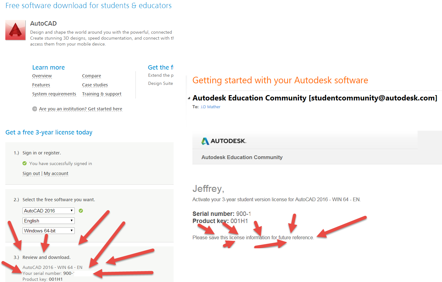 Product Key & Serial Number Autodesk Community