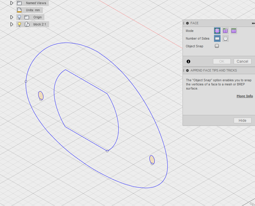How to create a face on a imported .dxf - Autodesk Community