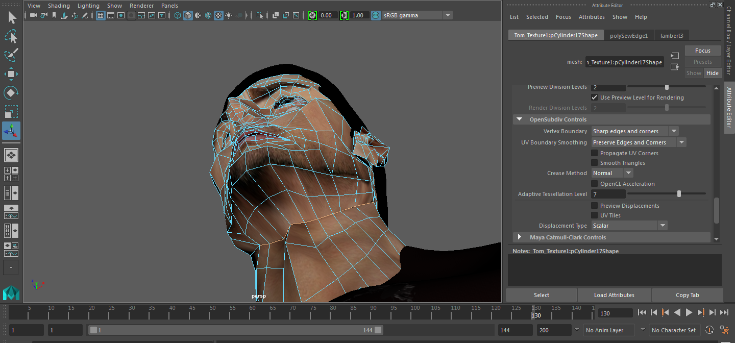 【mayaページ】 UV texture stretch marks - Autodesk Community