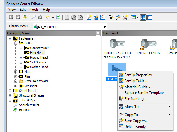 Remove Item From Contents Center Autodesk Community