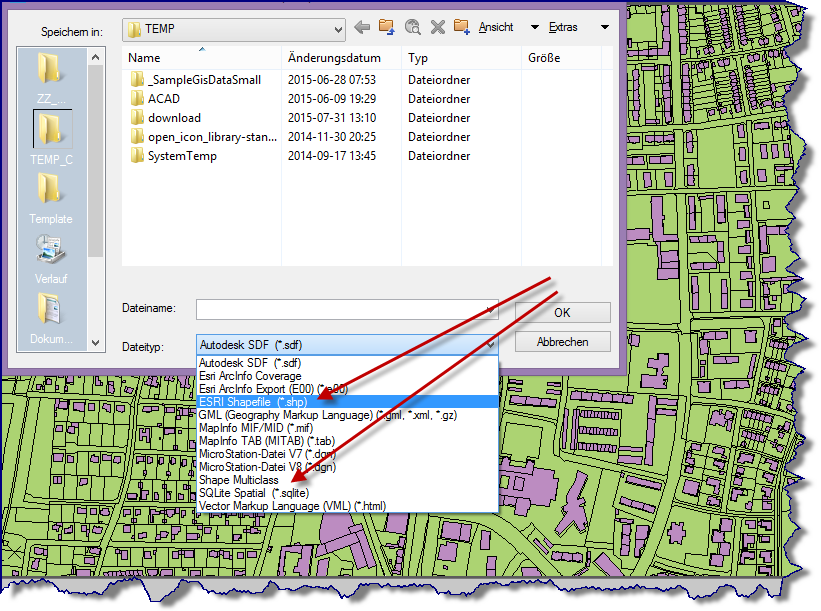 Команда mapexport в автокаде