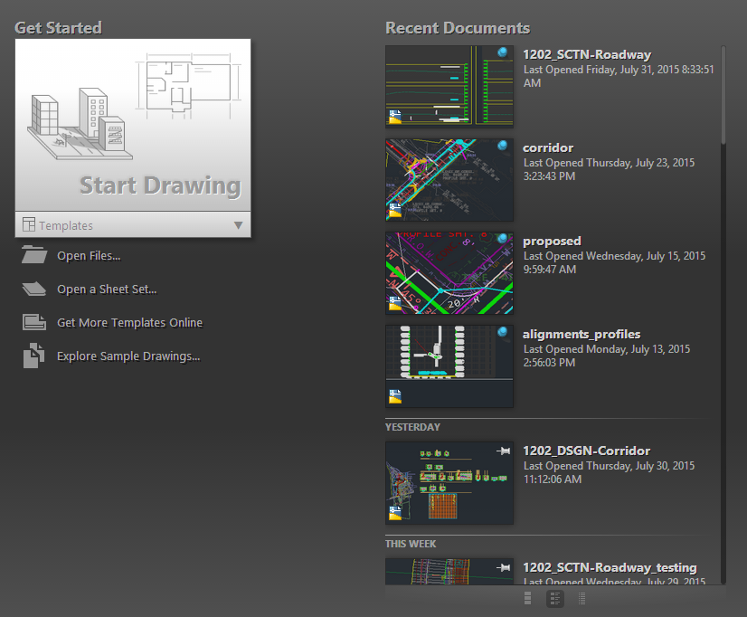 Pin Icon in Recent Documents List - Autodesk Community
