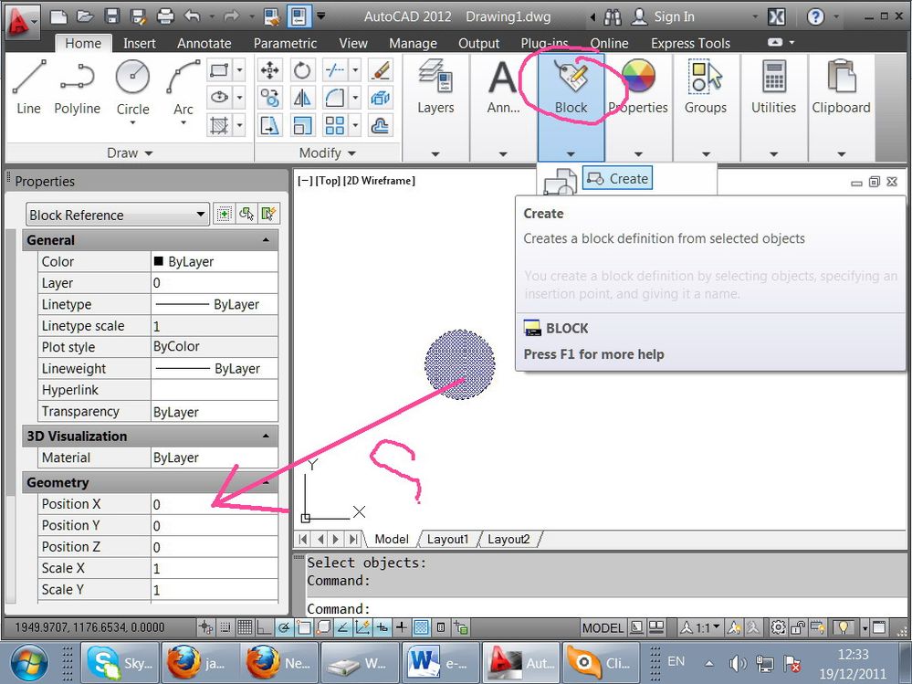 Solved How To Draw A Circle Filled With Solid Hatch As One Unit Autodesk Community Autocad