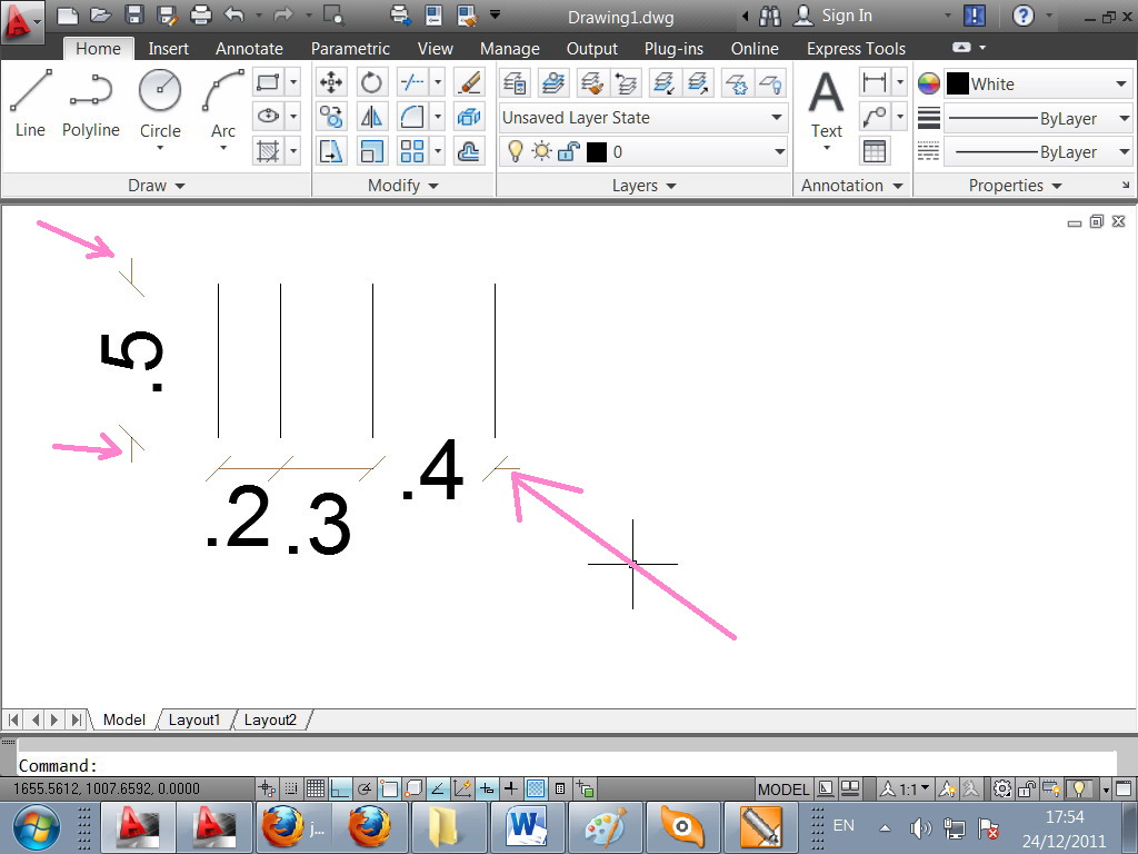 Solved: How to “hide” the indicated part of the dimension line? - Autodesk  Community - AutoCAD