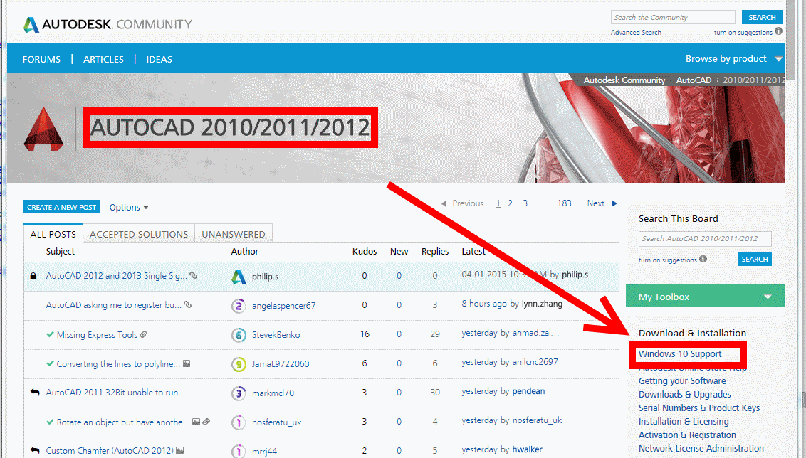 Autocad 2010 for windows 10 32 bit free download