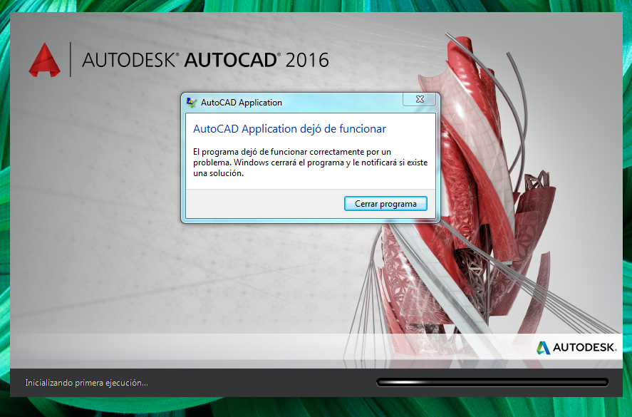 AutoCAD no responde y como solucionarlo
