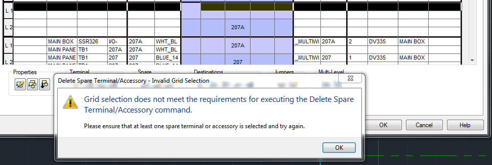 Solved Can t Delete Unwired Terminals In Terminal Strip Editor Autodesk Community