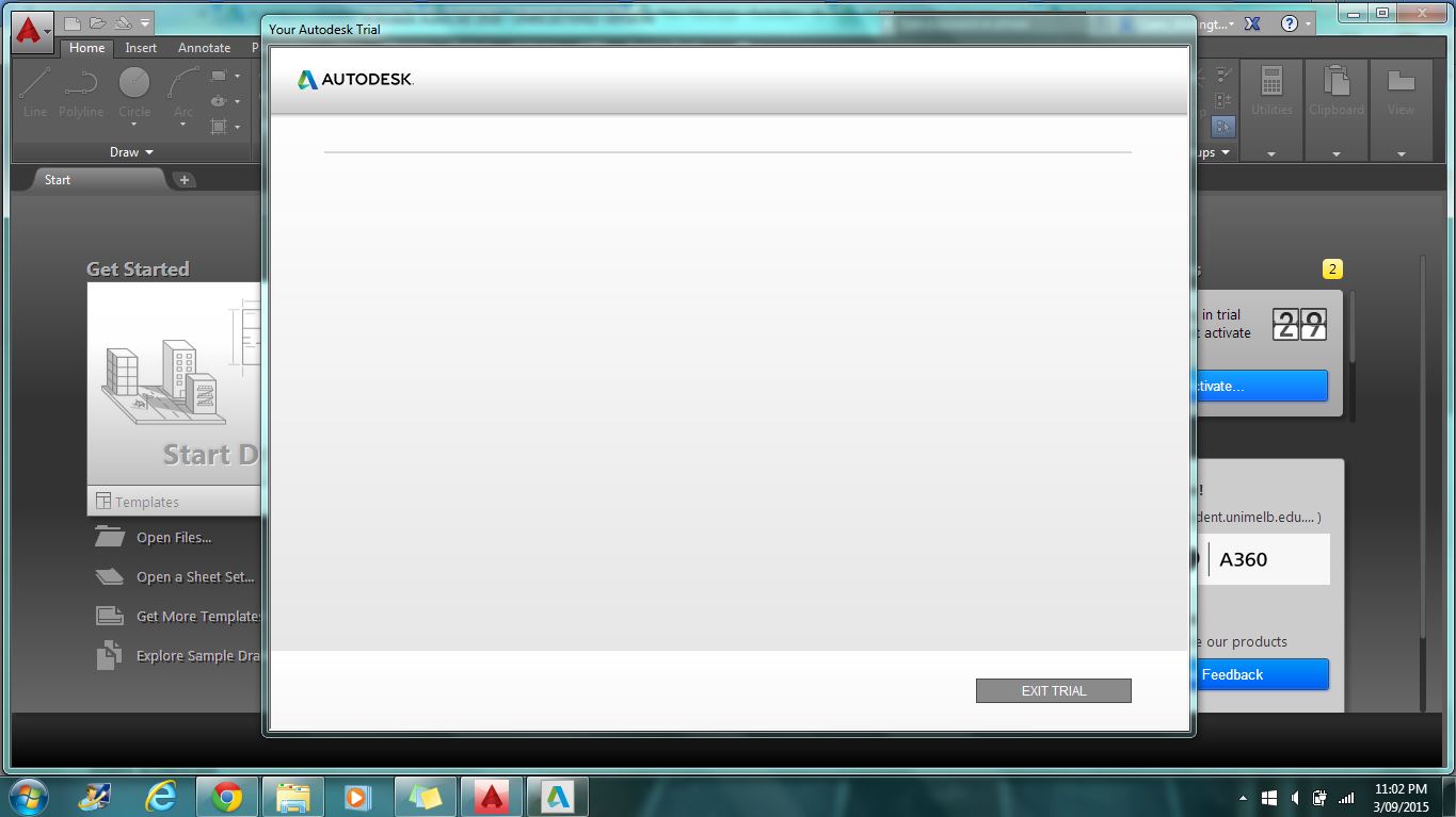 Blank Activation Screen - Autodesk Community - AutoCAD