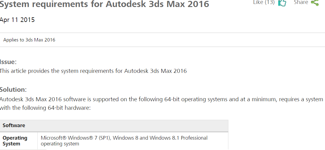 Solved: 3Ds Max 2016 on Windows 10 installation problem - Autodesk  Community - Subscription, Installation and Licensing