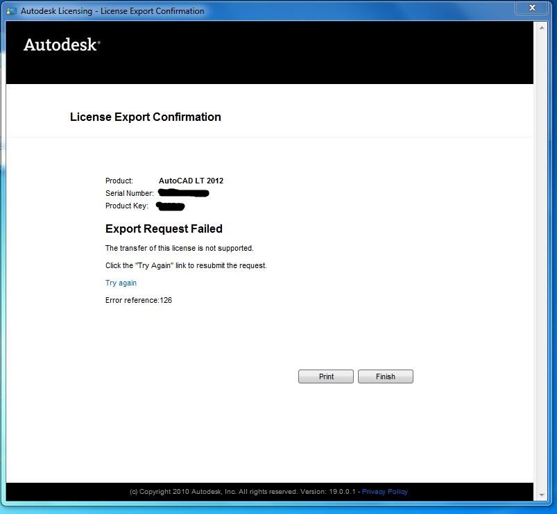 License Transfer Utility Issue every time - Autodesk Community