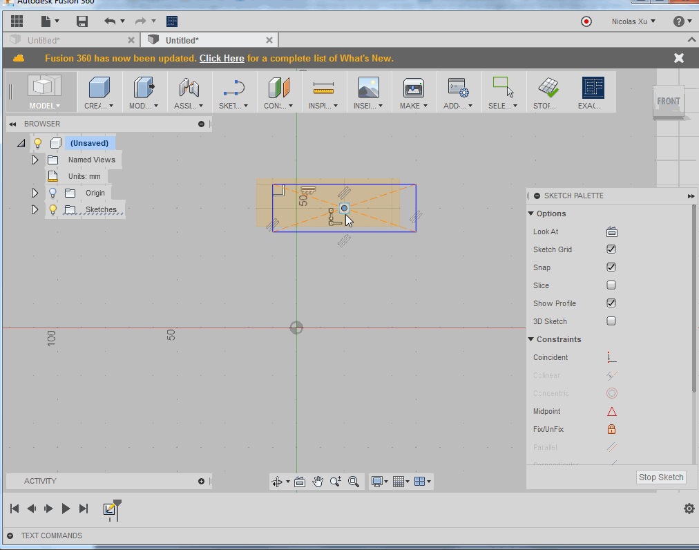 Solved: Snap sketch to origin or centerline - Autodesk Community