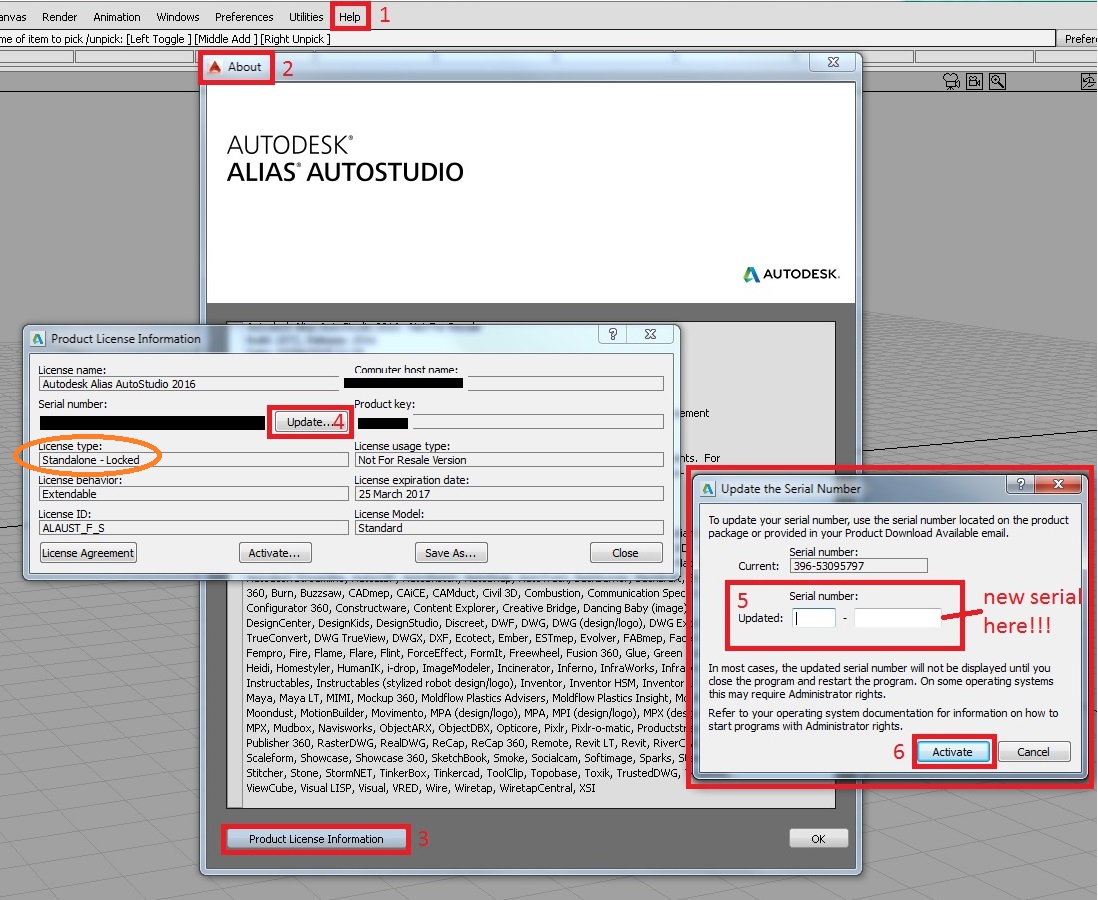 Change serial number Autodesk Community