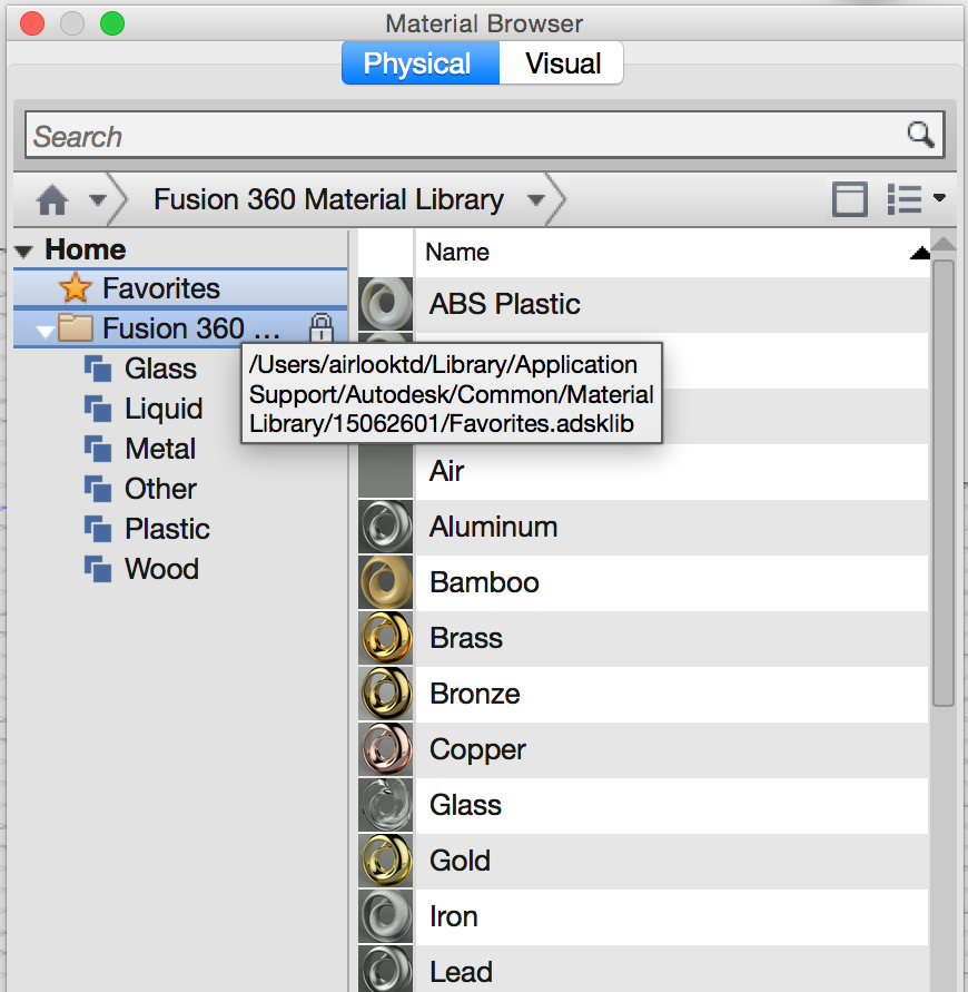 Material and Appearance Favorites are Broken - Autodesk Community