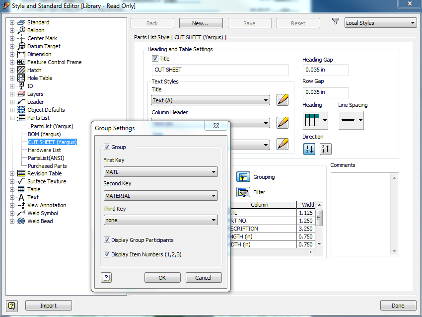 Solved Ilogic Parts List Grouping Autodesk Community 0979