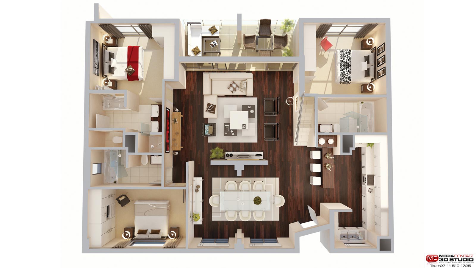 3D Top View Perspective Floor Plan Autodesk Community