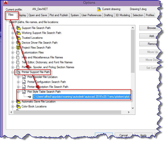 Solved: Plotting to Adobe PDF - Plot style table missing - Autodesk  Community - AutoCAD