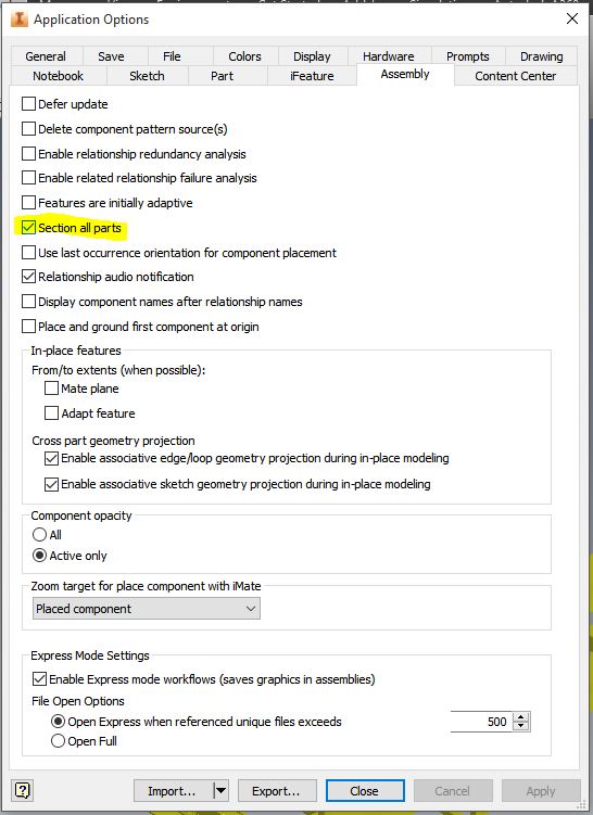 Solved: Section view of assembly - Autodesk Community