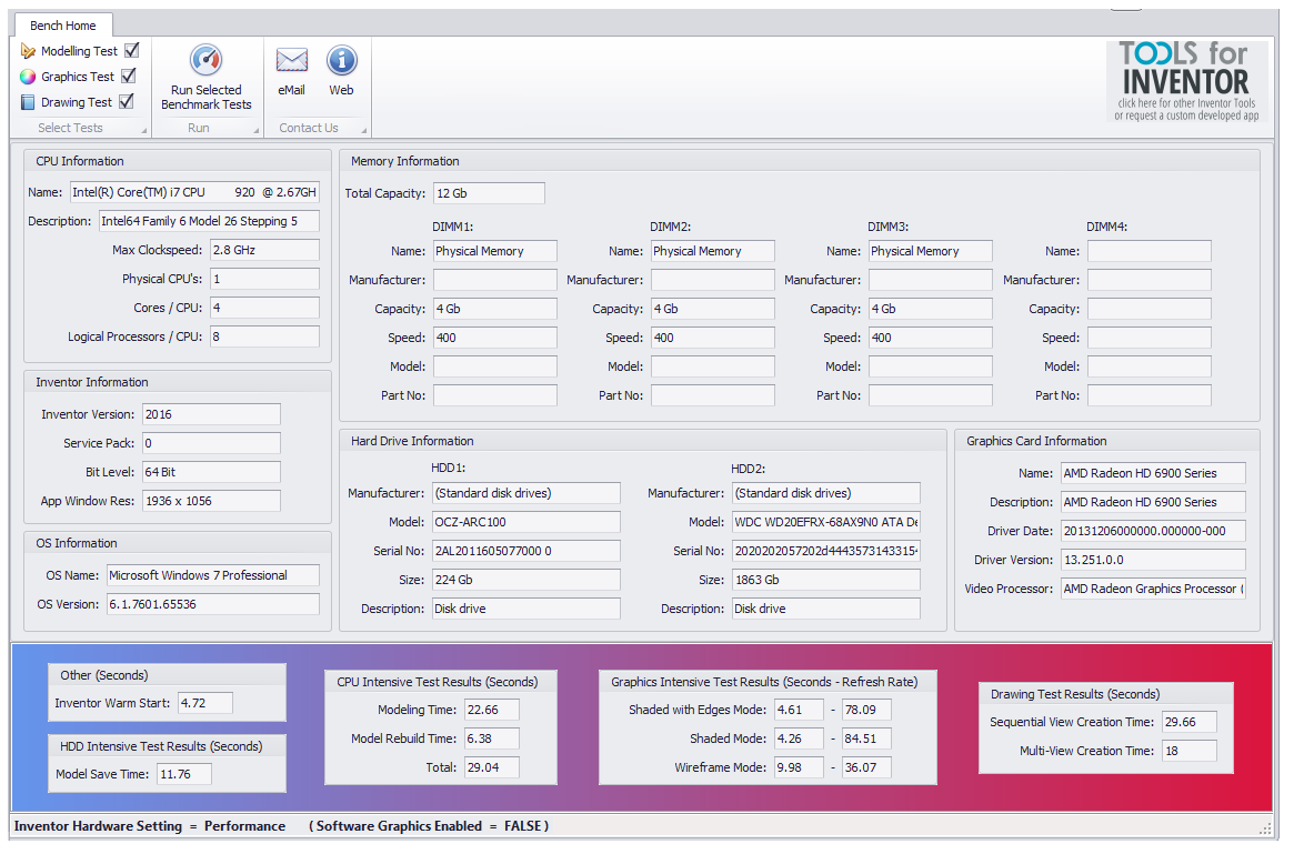 Solved: How fast is your Inventor PC really? - Autodesk Community