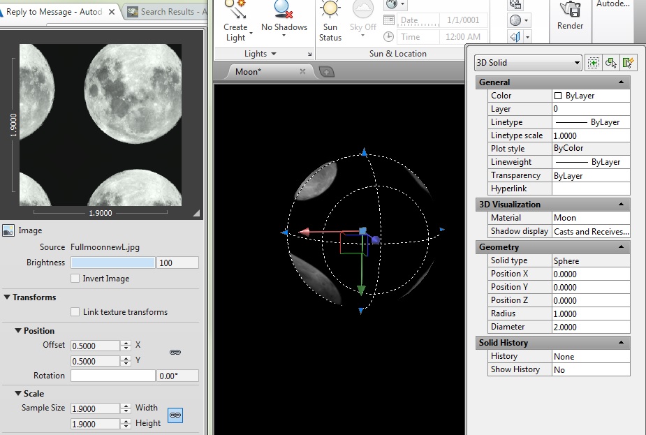 How do I draw on the surface of a sphere? - Autodesk Community