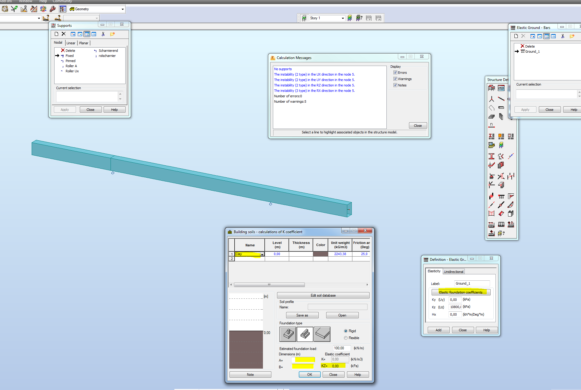 Solved: Foundation beam Elastic ground - Autodesk Community