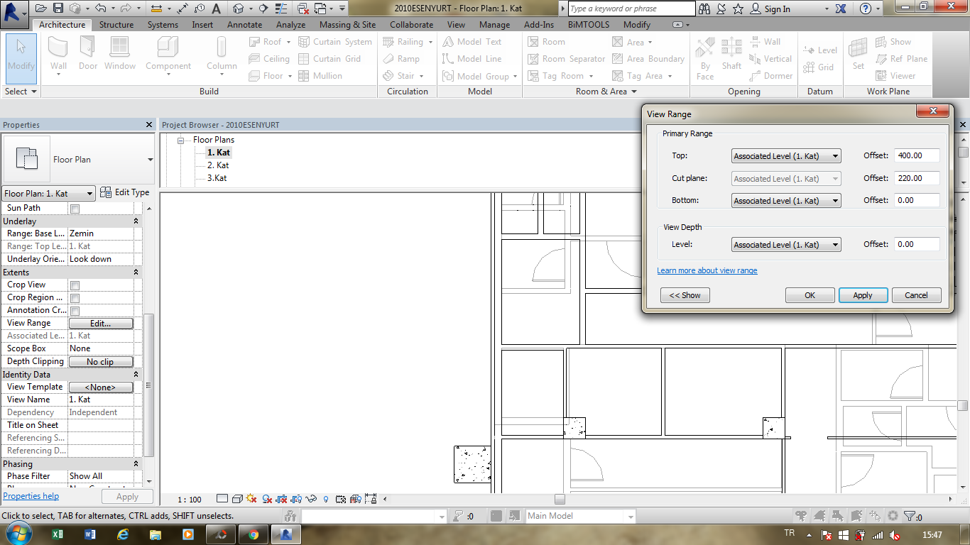 Çözüldü: View Range Sorunu - Autodesk Community