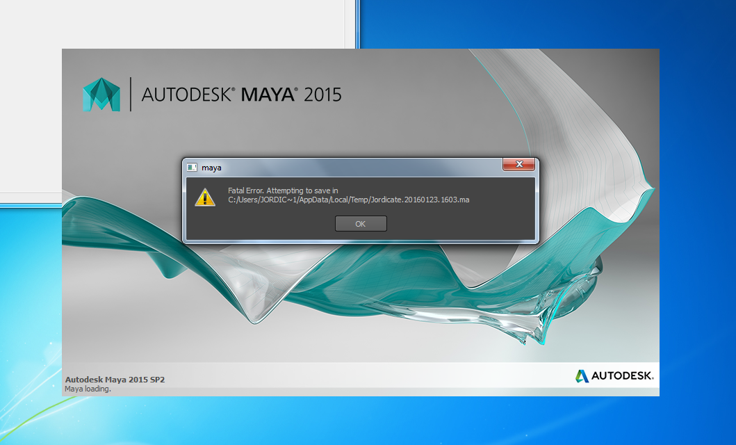 Problem with opening Maya Autodesk Community