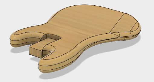 Solved: About organic shapes: How to model a belly contour an a electric  bass? - Autodesk Community - Fusion 360
