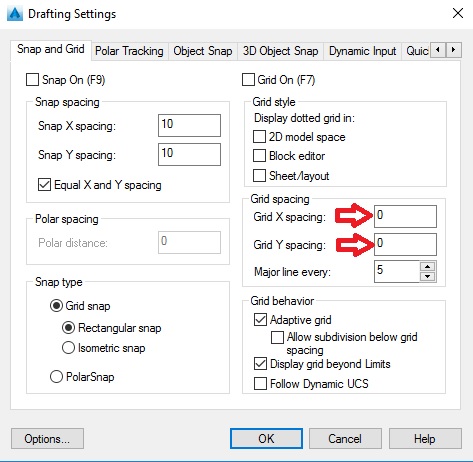 How to turn off incremental moving of cursor in AutoCad 2016 ...