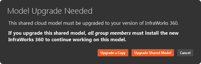 Upgrading Cloud Models - Autodesk Community