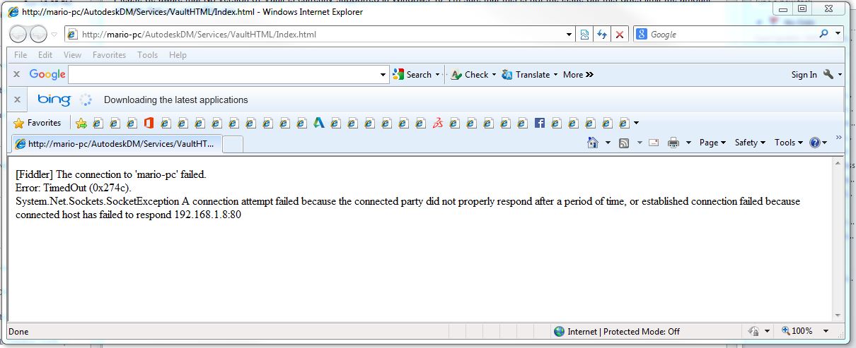 Solved: Vault Basic 2016 could not find the Data Mangement Services on ...