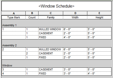Solved: Scheduling Mulled Window Assemblies - Autodesk Community
