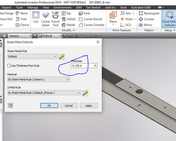 Solved: Help with flat pattern from step file - Autodesk Community -  Inventor