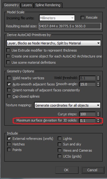 importing solid from AutoCad exploded into multiple element faces - Autodesk  Community - 3ds Max