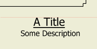 Multiline Title
