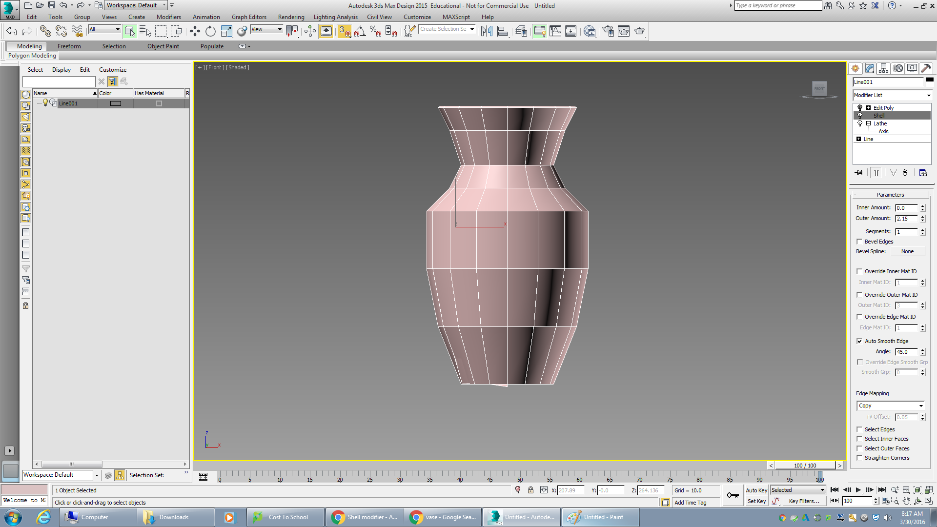 Solved: Shell Modifier causing odd geometry deformations - Autodesk  Community - 3ds Max