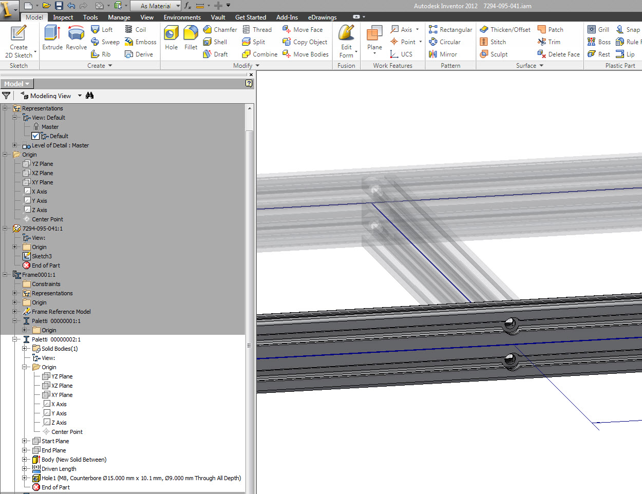 Solved: Problem with autodesk inventor not showing frame member ...