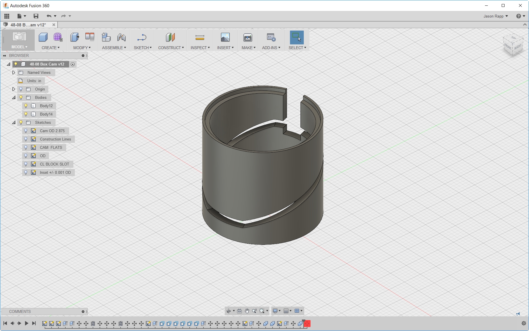 solved wrap a body around a cylinder