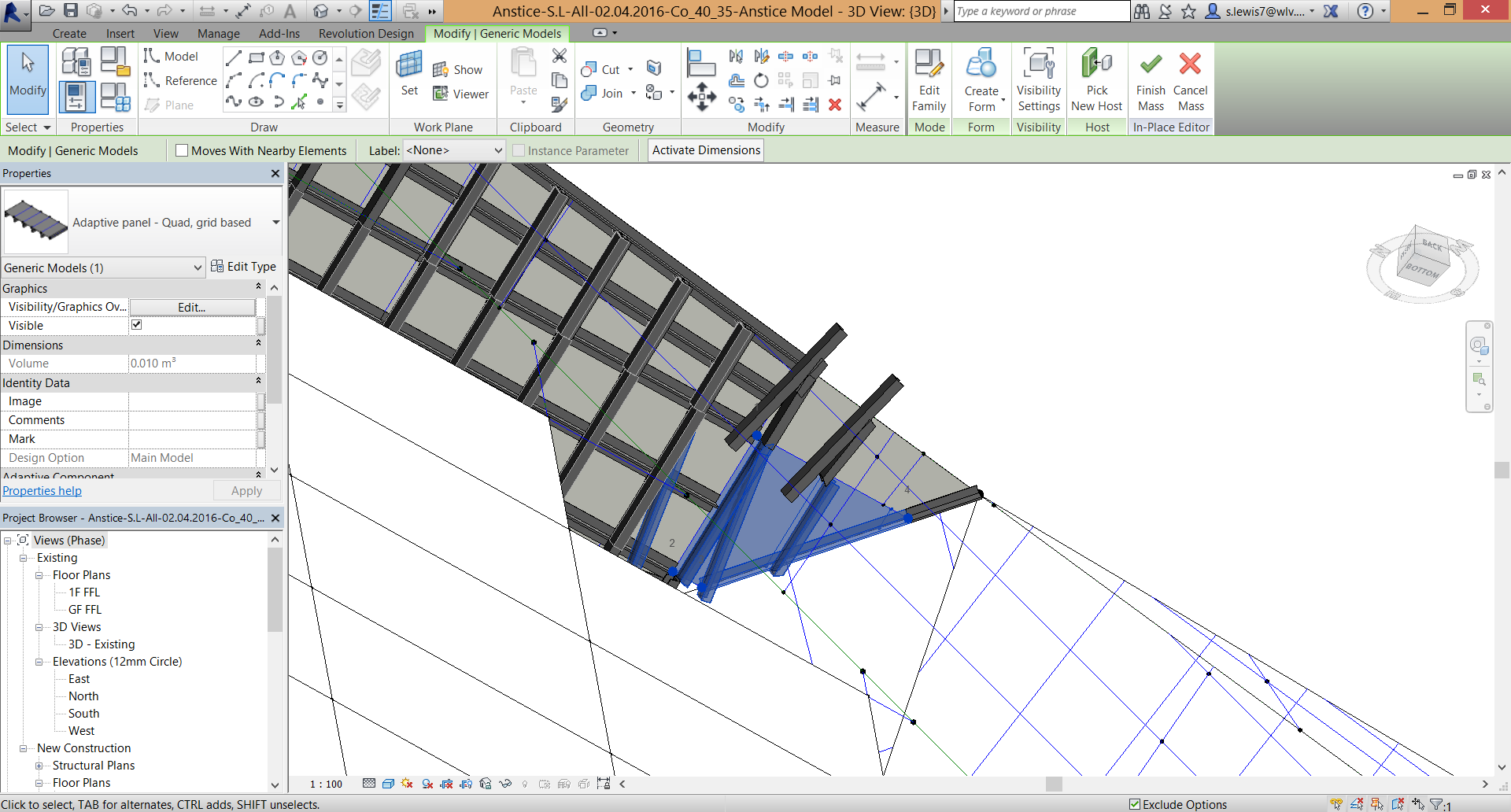 Adaptive Revit Family