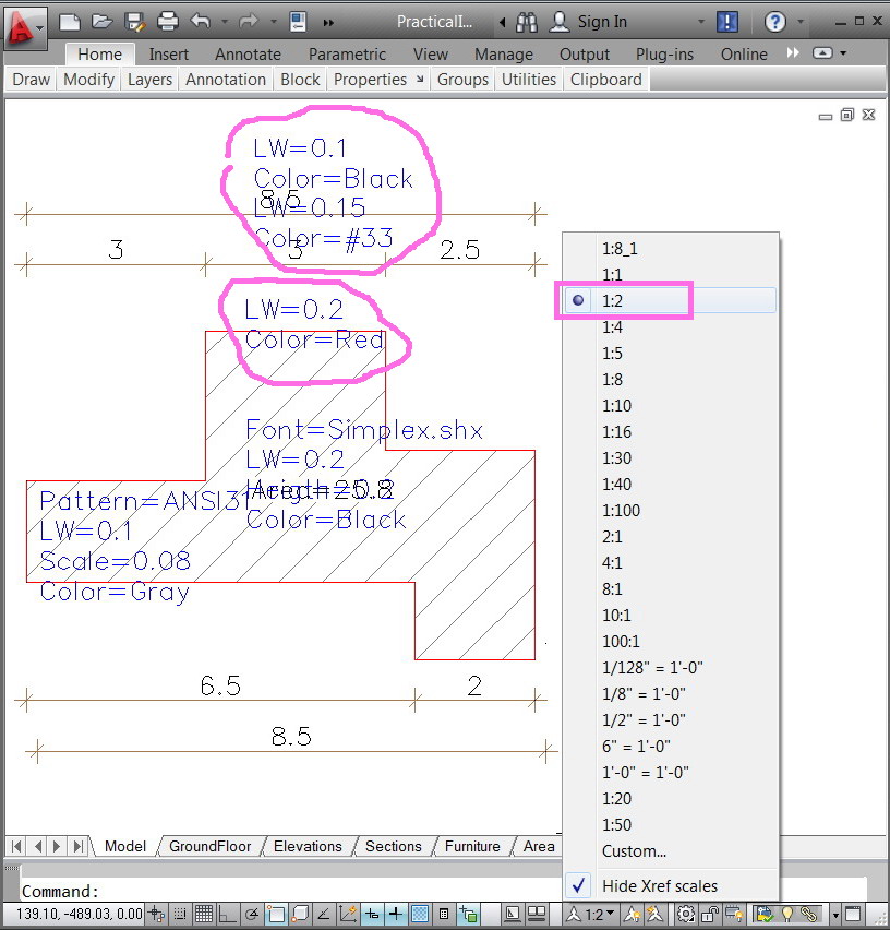 How to force the text to move in a particular direction ... - Autodesk ...