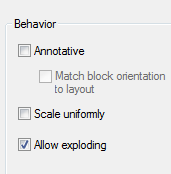 Solved: Block behavior - Autodesk Community