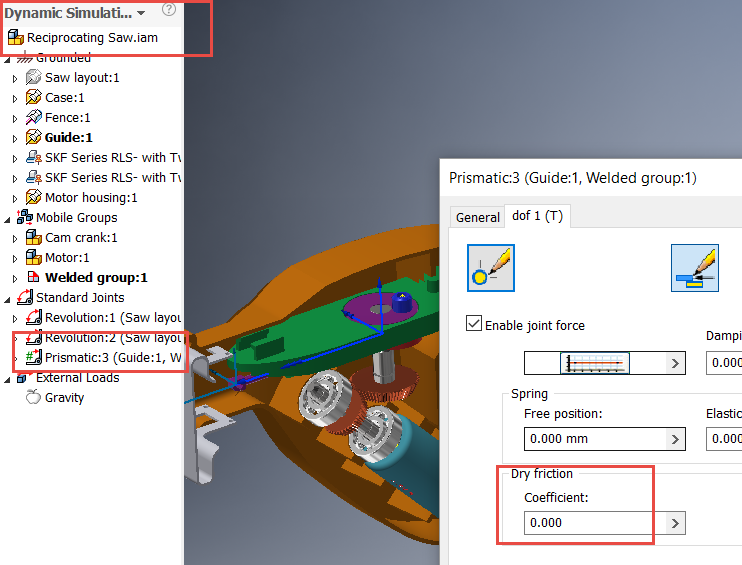 Add friction in Dynamic simulation - Autodesk Community