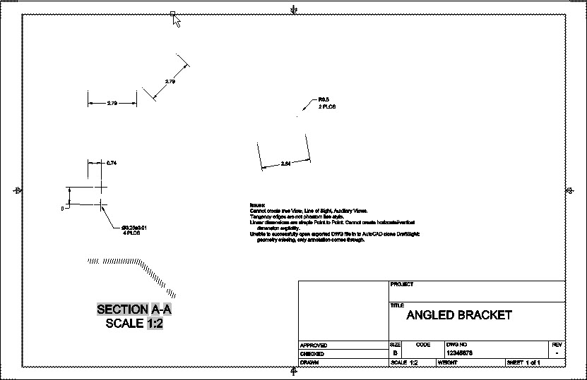 AUTOCAD 360 - Fusion 360 Drawing DWG Compatibility FAIL - Autodesk ...